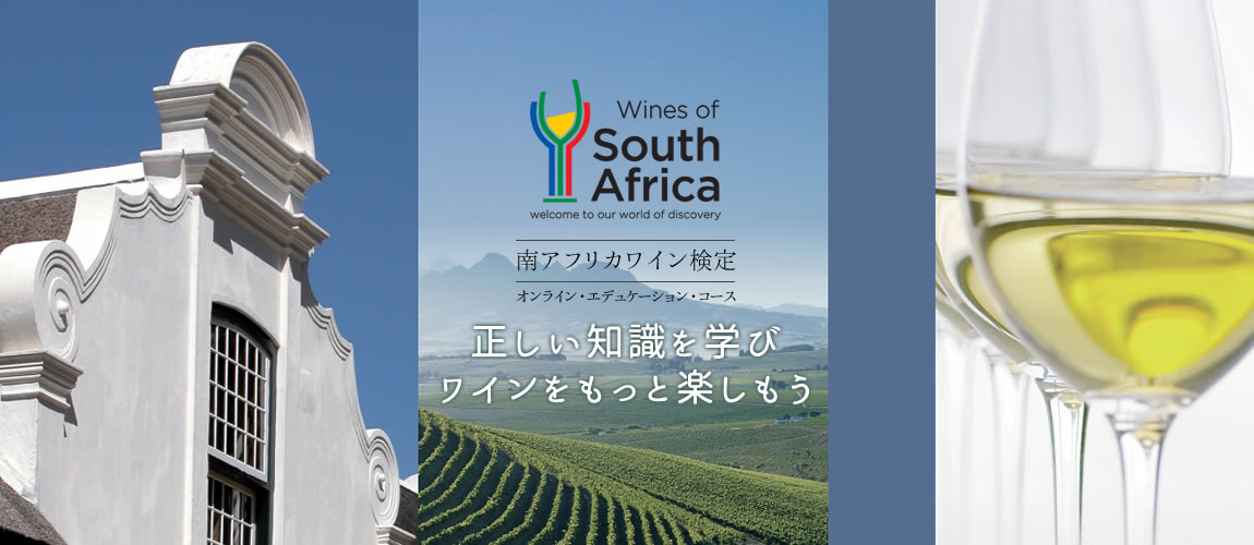 南アフリカワイン検定 正しい知識を学びワインをもっと楽しもう